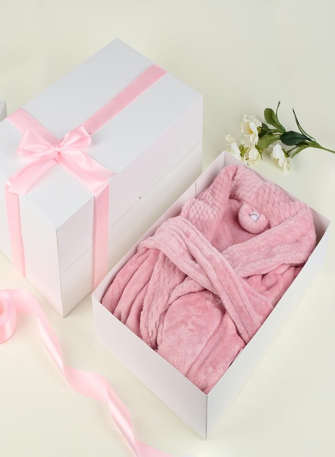 ZORRITA 10 Pack Extra Large Deep Gift Boxes with Lids for Presents, 17 x 11 x 4 Inch Robe Boxes White Auto Pop-up Box for Clothes Christmas - Image 4